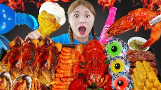 ASMR MUKBANG Lobster Seafood BBURINKLE REAL SOUND by HIU 하이유 [upl. by Hillegass636]