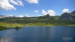 4K MelchseeFrutt Obwalden SWITZERLANDアルプス山脈 [upl. by Elleunamme]