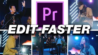 How To Edit Multiple Camera Angles FASTER In Premiere Pro Using MultiCam Editing [upl. by Odnalor]