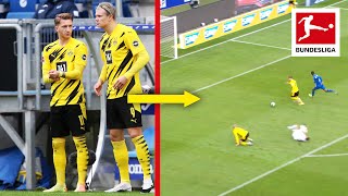 Reus amp Haaland Combine as Super Subs with Goal amp Assist [upl. by Cyd679]