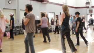 Overnight line dance by Rob Fowler  Walk through [upl. by Claire]