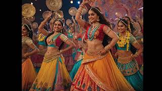 Garba Ke Rang  Navratri Garba amp Dandiya Dance Song  Upbeat Hindi Festive Song 2024 dandiyaraas [upl. by Melquist]