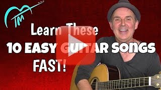 10 Easy Acoustic Guitar Songs  Rapid Song Learning System [upl. by Doehne]