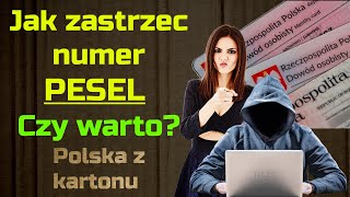 Jak zastrzec swój numer PESEL przez Internet  czy warto  Polska z kartonu [upl. by Asilav]