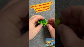 Playtive Clippysaurier 6 in 1 „Parasaurolophus“mini speed build brick playtive clippy [upl. by Kcirdef]