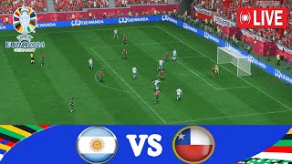 Argentina vs Chile Live Football  Copa America 2024  Match Live Today fifa gameplay 2023 [upl. by Yddur27]