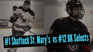 1 Shattuck St Mary’s vs 12 BK Selects  U14 Game Highlights [upl. by Nnylirej]