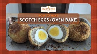 How to Make Scotch Eggs oven bake [upl. by Guyer]