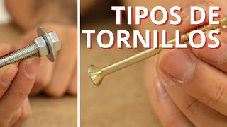 Tipos de tornillos características y usos [upl. by Zealand]