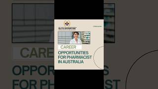 Career Opportunities for Pharmacists in Australia  Become Pharmacists in Australia [upl. by Kery]