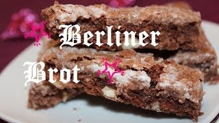 Plätzchen backen  ♥♥♥ Rezept Berliner Brot ♥♥♥ [upl. by Concepcion]