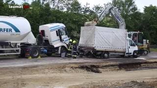 Tödlicher Verkehrsunfall auf der Innkreisautobahn bei Peterskirchen [upl. by Niuqaoj397]