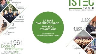 TAXE DAPPRENTISSAGE ISTEC 2017 [upl. by Ocnarfnaig464]