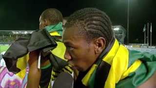 IAAF World Relays Bahamas 2014  Mixed Zone 2 Laps Race Jamaica WR [upl. by Faro180]