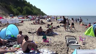 Jastrzębia Góra plaża i deptak 3062021 [upl. by Yeca]