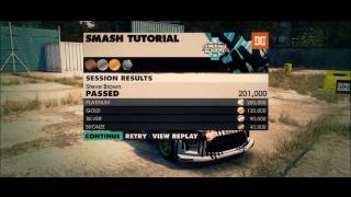 DiRT 3 Gymkhana Smash Tutorial  How To Get Platinum [upl. by Philo]