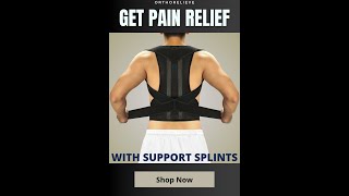 Relief Back Neck and Shoulder Pain With This Posture Brace shorts [upl. by Zwart]