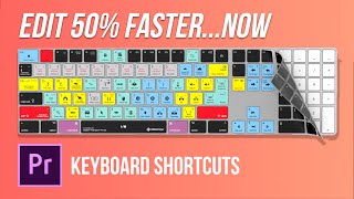 HOW to edit 50 FASTER  Adobe Premiere Pro Keyboard Shortcuts  Editors Keys [upl. by Morris]