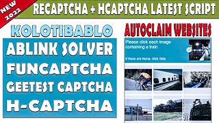 Kolotibablo Latest Recaptcha  Hcaptcha Auto Script  AutoClaims Website Script All Package Download [upl. by Sielen]