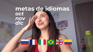 cómo estudiaré 5 idiomas el resto del año update de metas  polyglotanark [upl. by Nayhr]