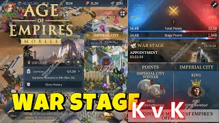 WAR STAGE K v K GUIDE ON AGE OF EMPIRES MOBILE [upl. by Toombs]