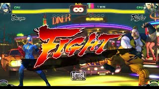 DECAPRE VS RUFUS  CPU VS CPU Ultra Street Fighter IV Hardest AI [upl. by Haduhey]