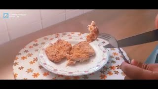 Peito de frango a milanesa na airfryer fácil de fazer [upl. by Leahey143]