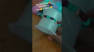 Seed bead bracelet idea ✨like share subscribe 🎉 [upl. by Nahtaj]