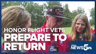 Honor Flight 17 prepares for their return home [upl. by Mialliw]