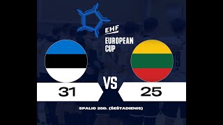 EHF Europos taurės II etapo II rungtynės Mistra  VHC Šviesa 3125179 [upl. by Timon417]