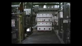 Cousins Packaging Model 410045 with InLine Automatic Top Sheet Dispenser [upl. by Aes]