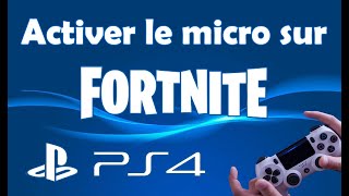 Comment activer le micro sur PS4 et connecter un micro Bluetooth sur PS4 [upl. by Weinshienk]