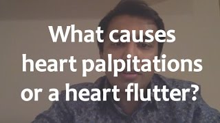 What causes heart palpitations or a heart flutter [upl. by Ordnazil161]