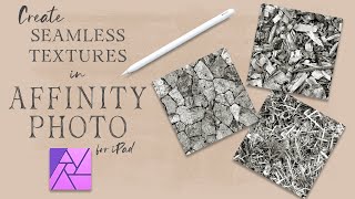 AFFINITY PHOTO FOR IPAD  Seamless Textures Using the Affine Filter  Beginner Friendly Tutorial [upl. by Leseil]