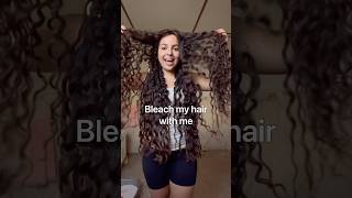 How I bleach my hair without damaging it hair bleach hairremoval bodyhacks beautyhacks [upl. by Xanthe222]