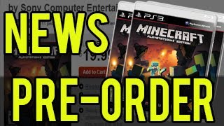 Minecraft PS3 Disc Edition PreOrder [upl. by Enilada]