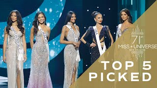 71st MISS UNIVERSE  Top 5 PICKED  Miss Universe [upl. by Attirehs]