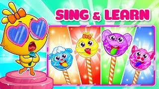 Lollipop song 🍭😍  Karaoke Version With Lyrics  Sing Along with Lamba Lamby [upl. by Entwistle]