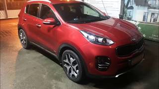 Kia Sportage IV TGDI GTLine 177hp 2016 acceleration 0100kmh [upl. by Ajroj199]