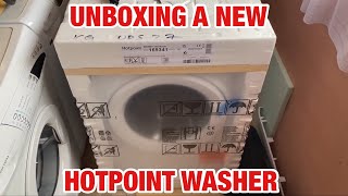 Hotpoint Anti Stain NSWM1146  EARLY 21K SPECIAL BRAND NEW HOTPOINT WASHING MACHINE UNBOXING VIDEO [upl. by Ardnossac]