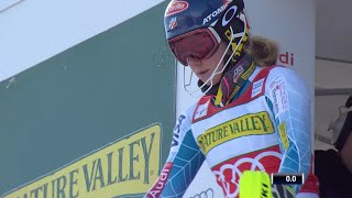 Mikaela Shiffrin  Slalom 1  Run 1  2015 Nature Valley Aspen Winternational [upl. by Edwyna]