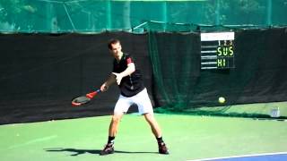 Andy Murray Forehand amp BackhandSlow Motion [upl. by Milla776]