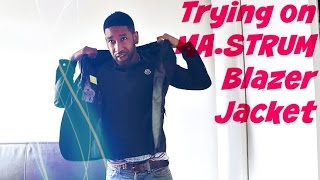 Trying on MaStrum Blazer Jacket Pt1  Weekly Buys  Review amp Unboxing  BrandOutlet [upl. by Iaria]