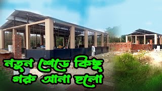 পুরাতন খামার থেকে কিছু গরু নতুন শেডে আনা হলো🐄🏚 [upl. by Lehcor]