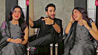 Kaffara drama cast interview Ali Ansari and laiba Khan  interview Ali Ansari X Laiba Khan [upl. by Ahcsas]