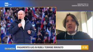 Pagamento del gas in rubli termine rinviato  Unomattina  31032022 [upl. by Sema58]