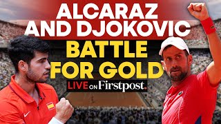 Paris Olympics 2024 LIVE Novak Djokovic and Carlos Alcaraz Clash for the Gold Medal at the Olympics [upl. by Rooke]