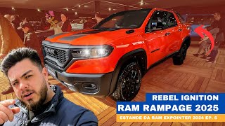 RAM RAMPAGE REBEL IGNITION 2024 MAIS POTENTE QUE HILUX JEEP COMPASS E COMMANDER BLACK HAWK 2025 [upl. by Ahsha]