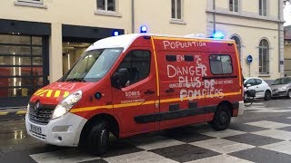 Lyon SOS Pompiers en colère compilation [upl. by Stempien]