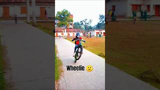 wheelie practice 😂😅 wheelie msvz cyclestunt shorts ‎stuntriderasad [upl. by Monteria]